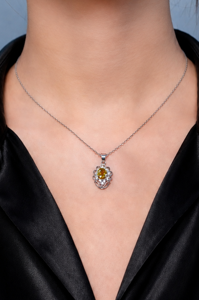 Golden Crystal Flower