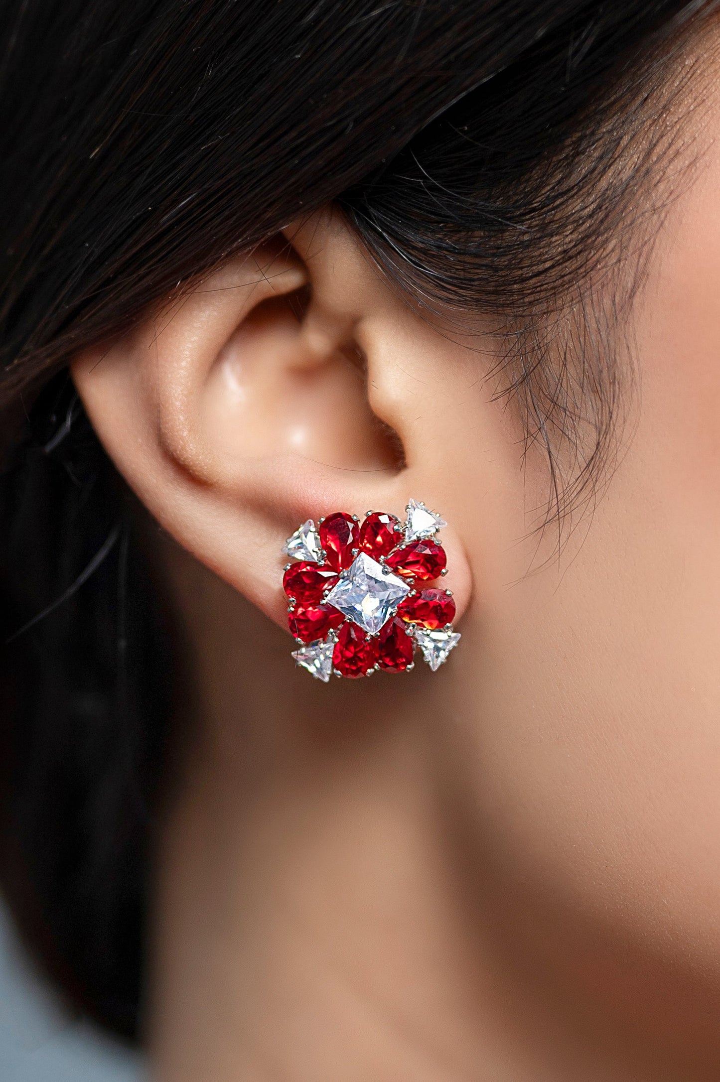 Ruby Bloom Studs