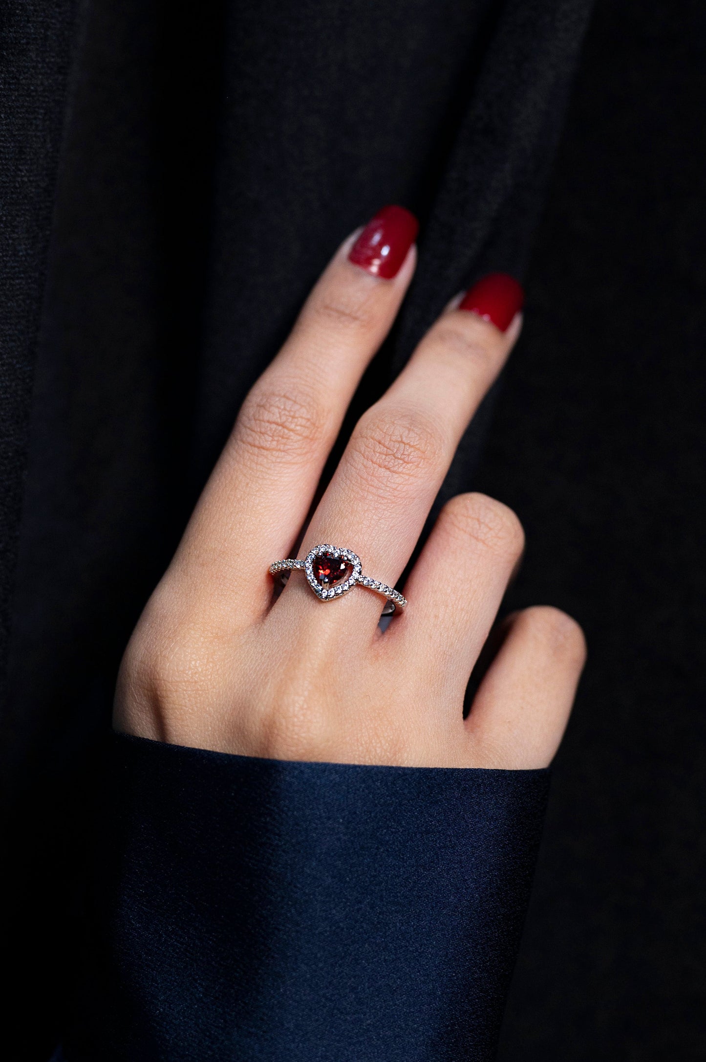 Ruby Red Heart