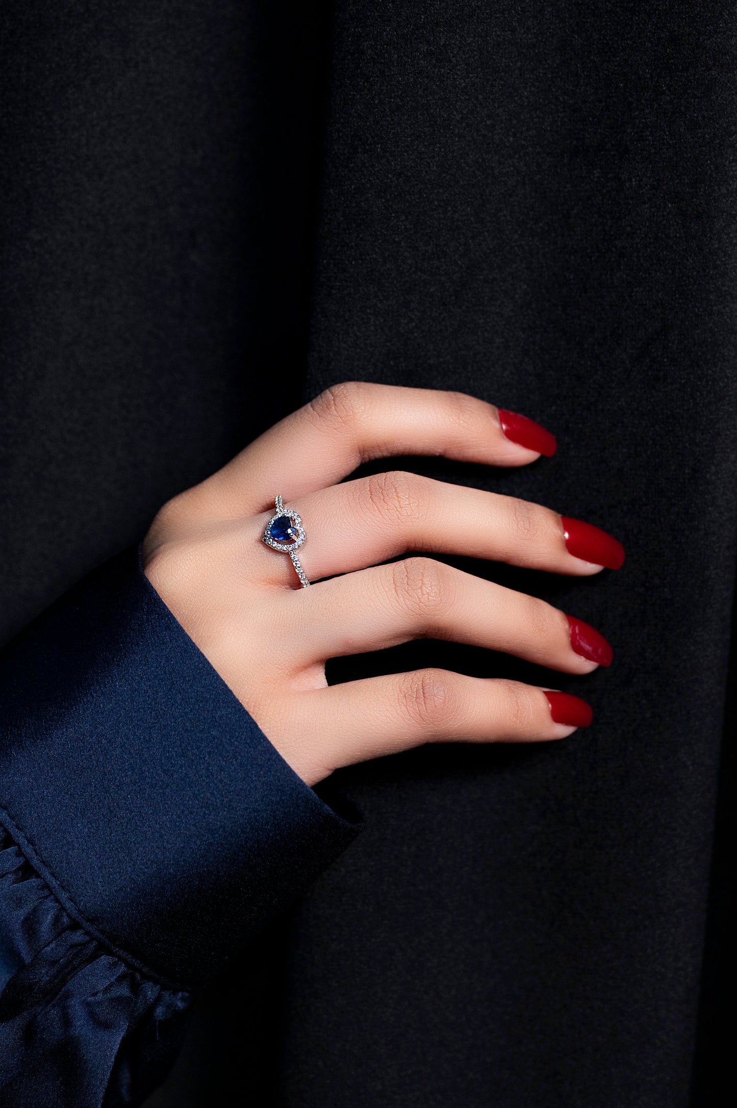 Midnight Halo Ring