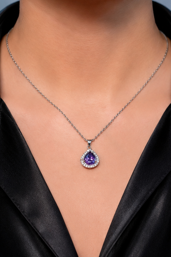 Purple Teardrop